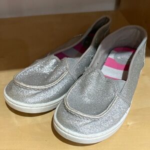 Sparkly New Silver Kids Shoes